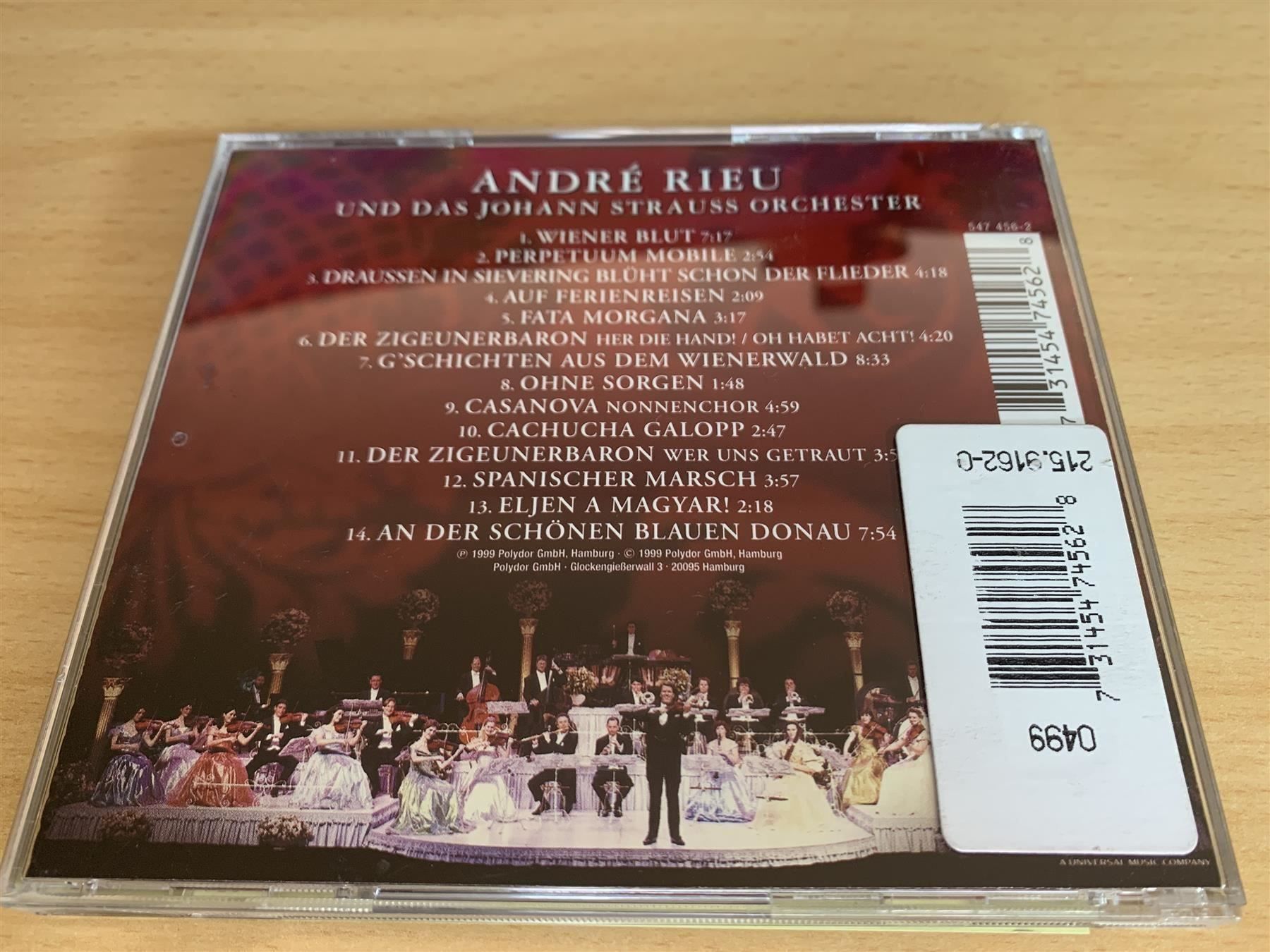 CD: André Rieu Und Das Johann Strauss Orches – Usato da Rikon im Tösstal venduto da Alpenmutz 1