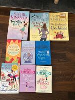 Des livres anglais variés (Sophie Kinsella)