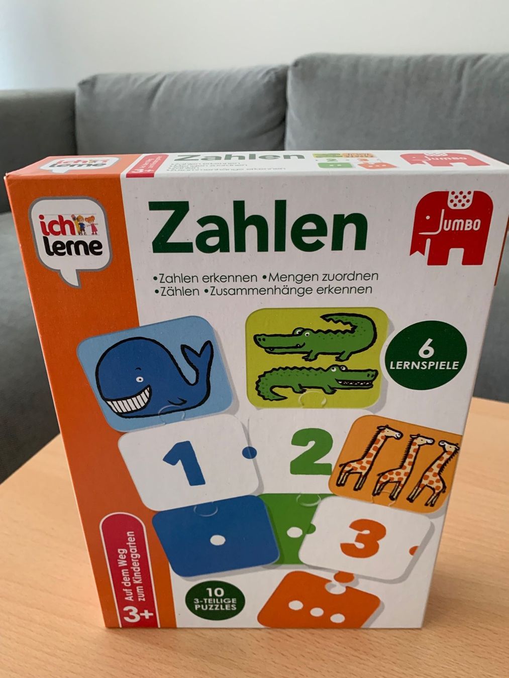 Spiele: Jumbo Zahlen Lernspiel 3+ – Gebraucht aus Birmensdorf ZH von  2