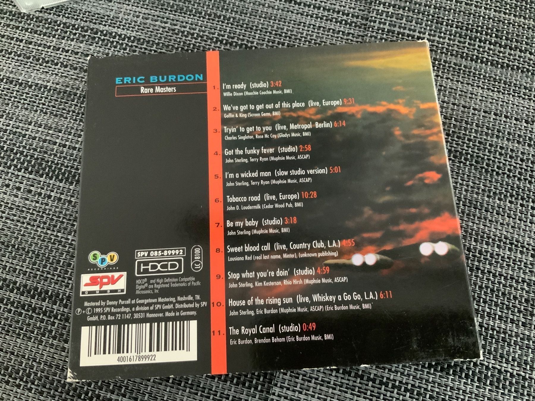 CDs: Eric Burdson, CD – Gebraucht aus Uster von Macita56 1