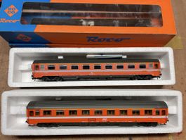 Roco Personenwagen Set FS und SNCF H0 orange gebraucht