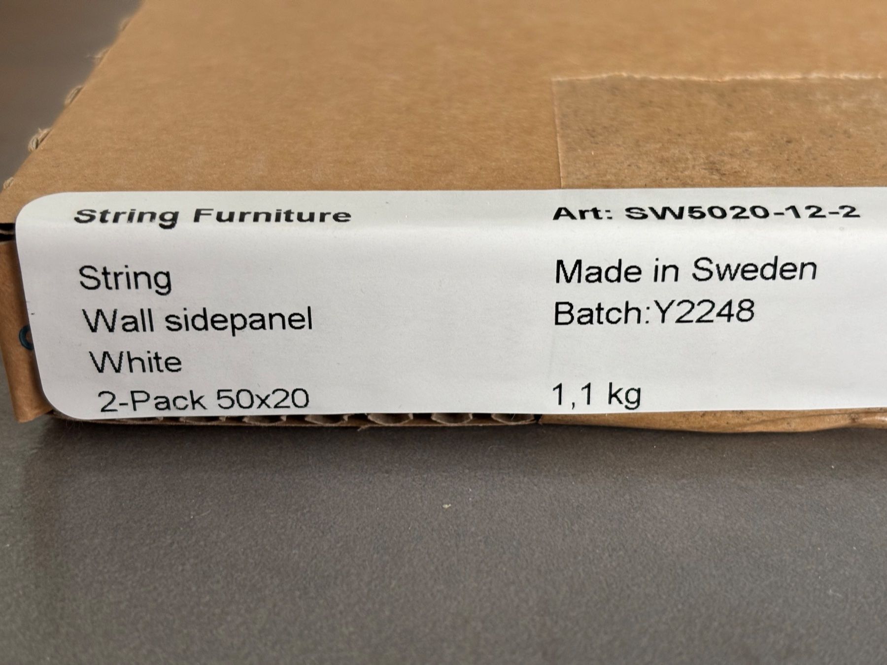String Regale: String Pocket Wandregal, Eichenfurnier / Weiss, Neu! – Neu und originalverpackt aus Port von powpow1 3
