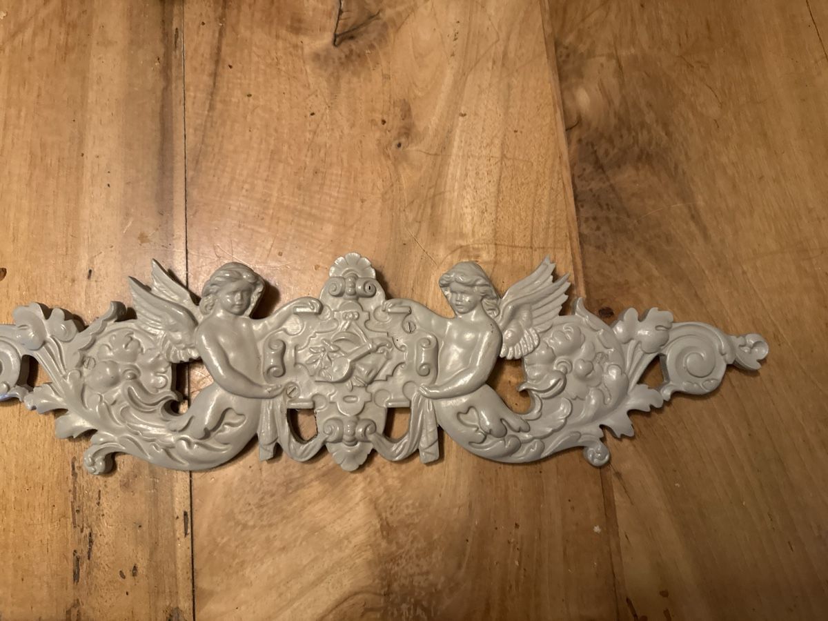 Tutte le decorazioni: Holzrelief mit Engeln, antik, vintage – Usato da Frauenfeld venduto da aluma14 1