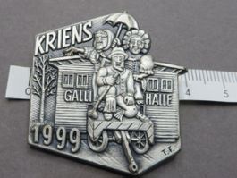 ALTE FASNACHTSPLAKETTE KRIENS 1999, GALLI HALLE