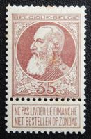 Belgien Kat. 74 * 1905 Kat. 35 Euro