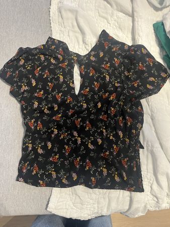 Abercrombie & Fitch Bluse, Grösse L, Blumenmuster, Top!
