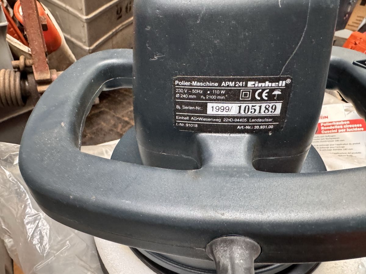 Alle Werkzeuge: Poliermaschine APM 241 Einhell guter Zustand – Neu (gemäss Beschreibung) aus Künten von tot_bw26 1