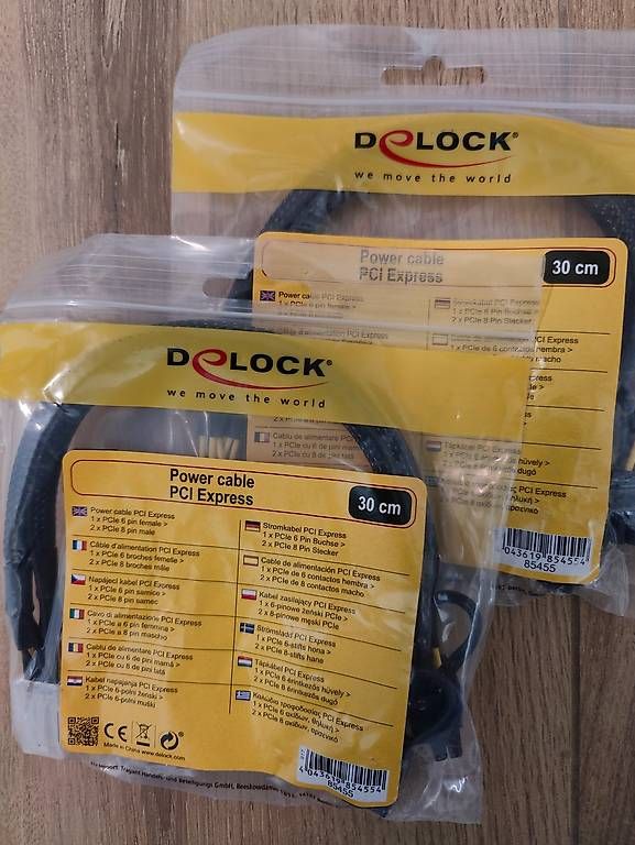 Kabel: 1x PCI Express Power dual 8 pin – Neu und originalverpackt aus Stäfa von TBStaefa