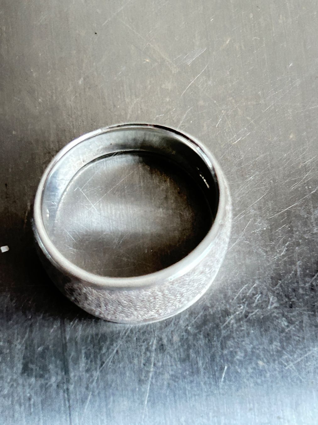 Anelli: Silberring feine Struktur  (53) – Usato da Laufen venduto da belleskulptur 9