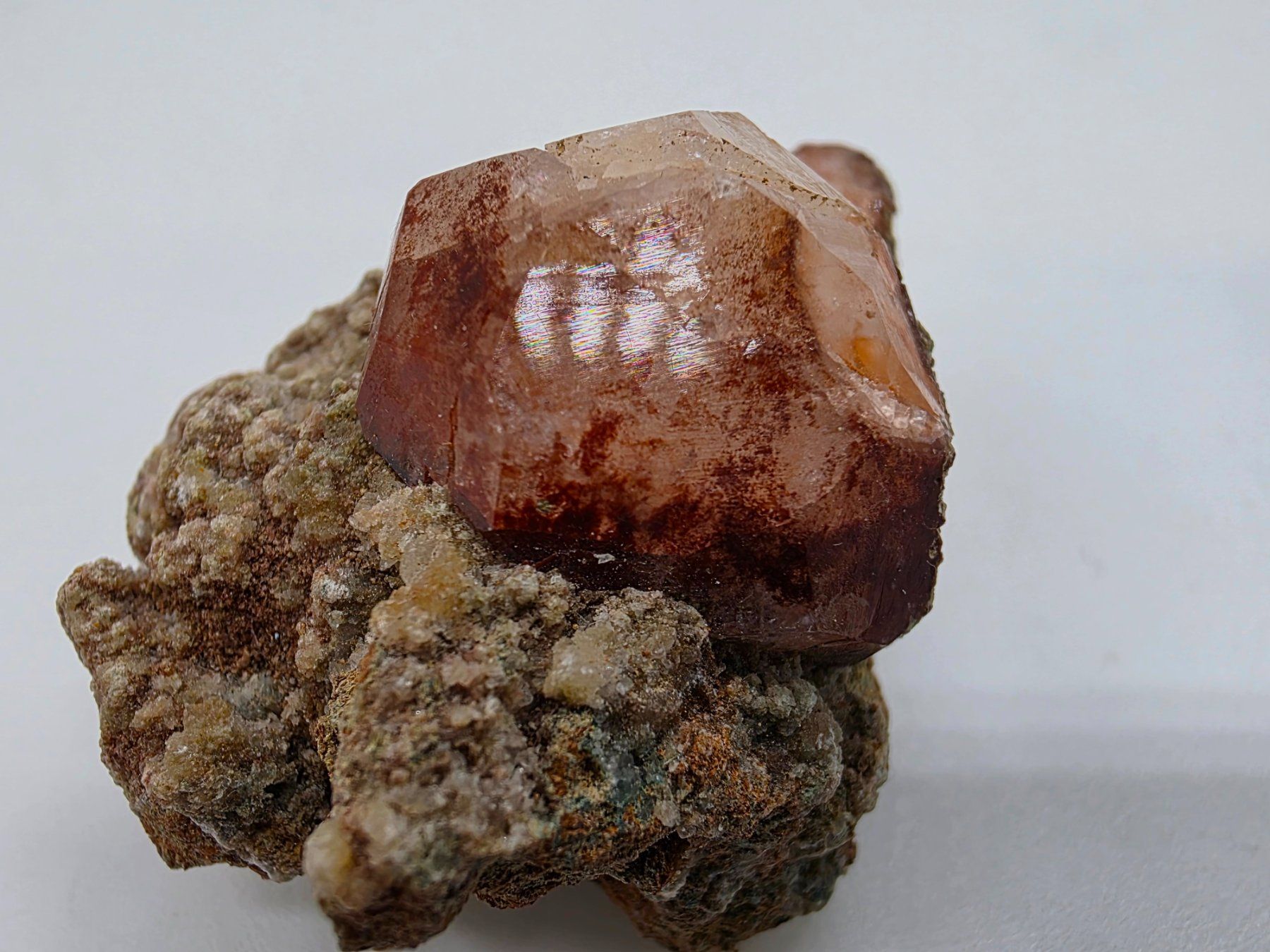 Minerali & Pietre curative: RaRe RED Analcime Mount Kahovan Iran – Usato da Figino venduto da minshop 1