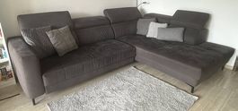 Divano angolare, letto, con presa usb 