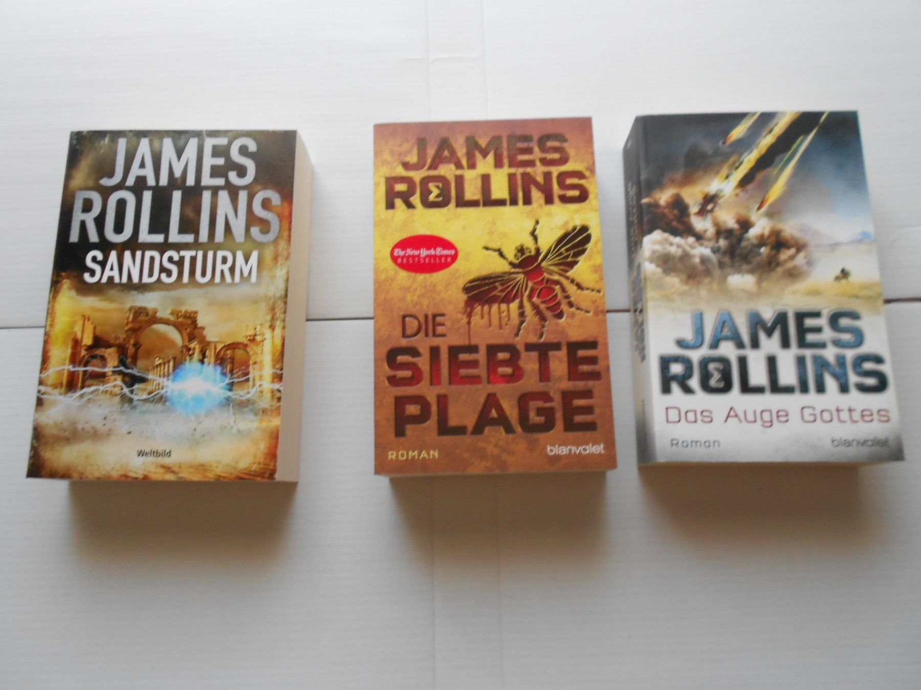 Libri: 3 Romane von James Rollins – Nuovo (secondo la descrizione) da Wettingen venduto da Andromeda26