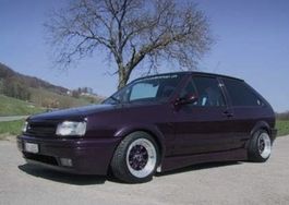 VW Polo 86 C JE DESIGN KÜHLERGRILL-SET lackiert