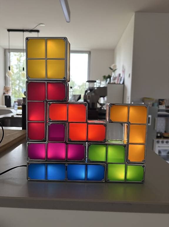 Lampade: Tetris Stapellampe farbig leuchtend – Usato da Niederrohrdorf venduto da Ocram0812 1