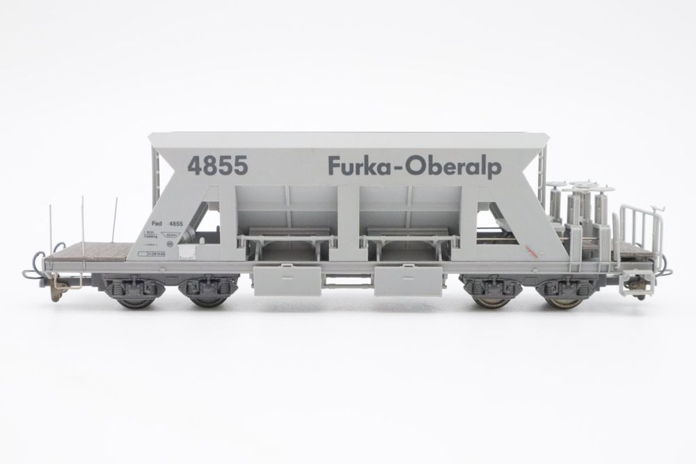 Bemo Modelleisenbahnen: Bemo 2287 215 FO Fad 4855 Kiestransportwagen H0m – Gebraucht aus Basel von Railfun 3