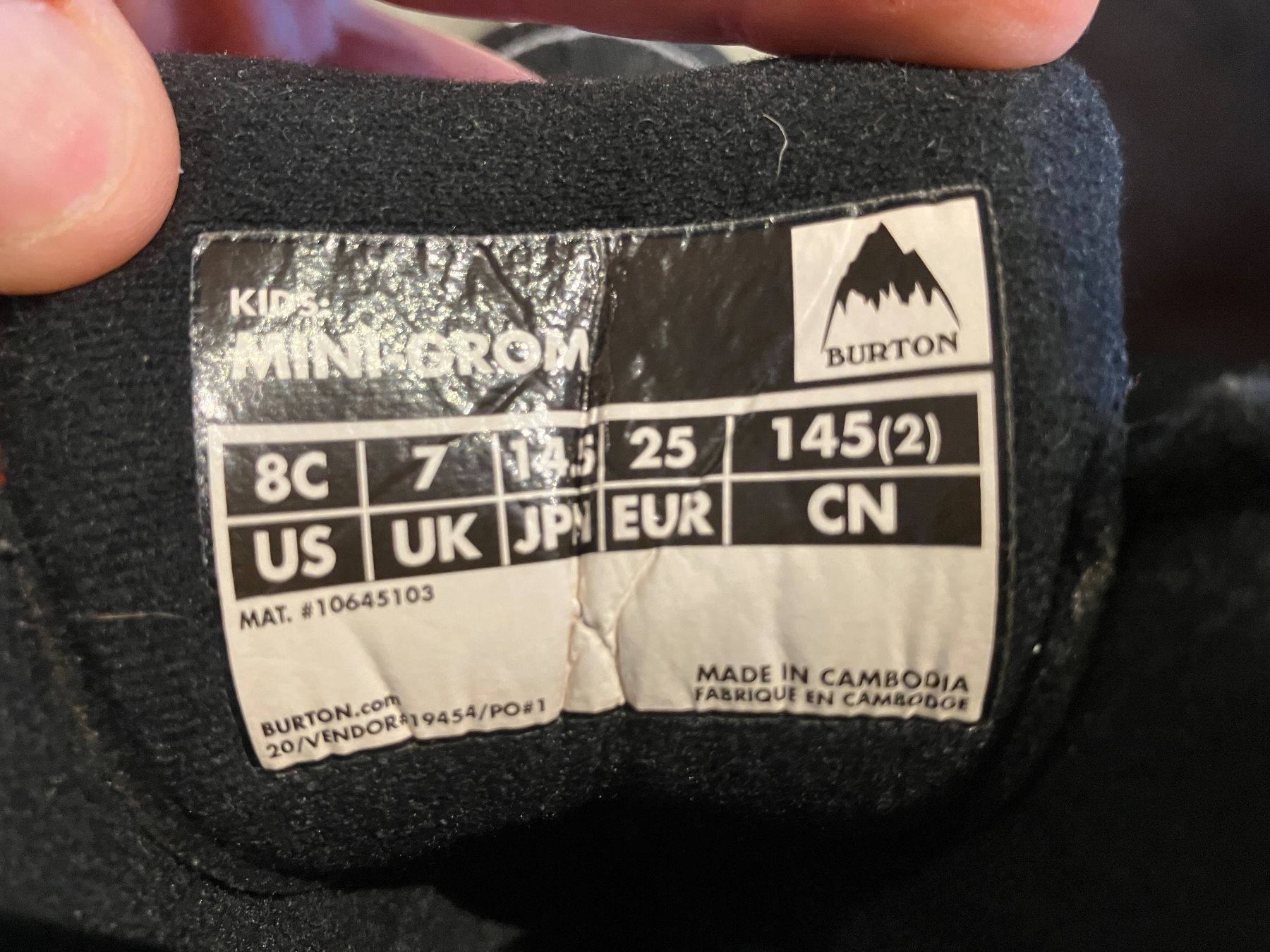 Burton Scarpe per ragazzi: Snowboardschuhe 25 – Usato da Näfels venduto da zigerschlitz23 2