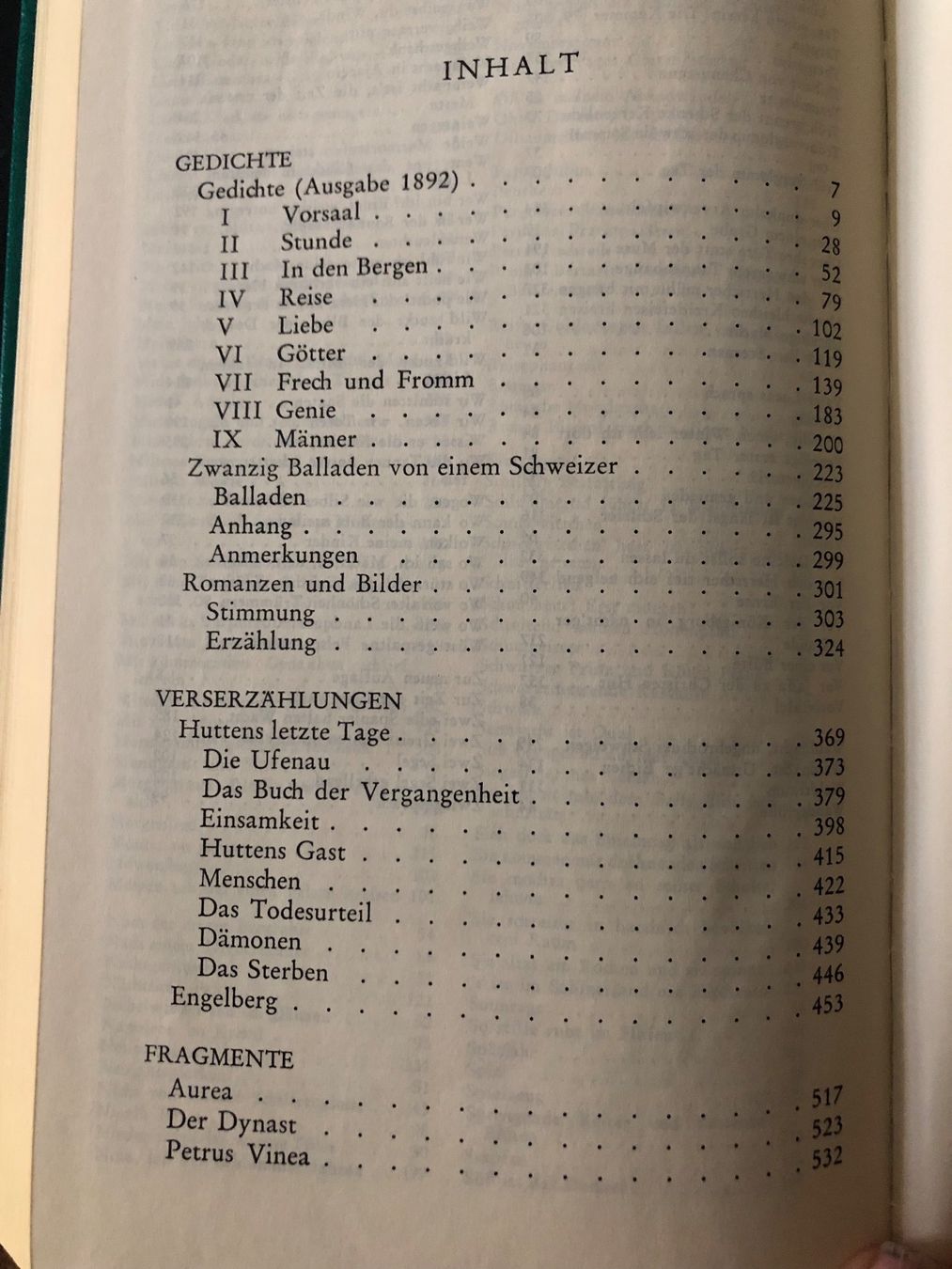 Libri: Sämtliche Werke von C.F. Meyer in 2 Bänden – Usato da Winterthur venduto da mailer57 8