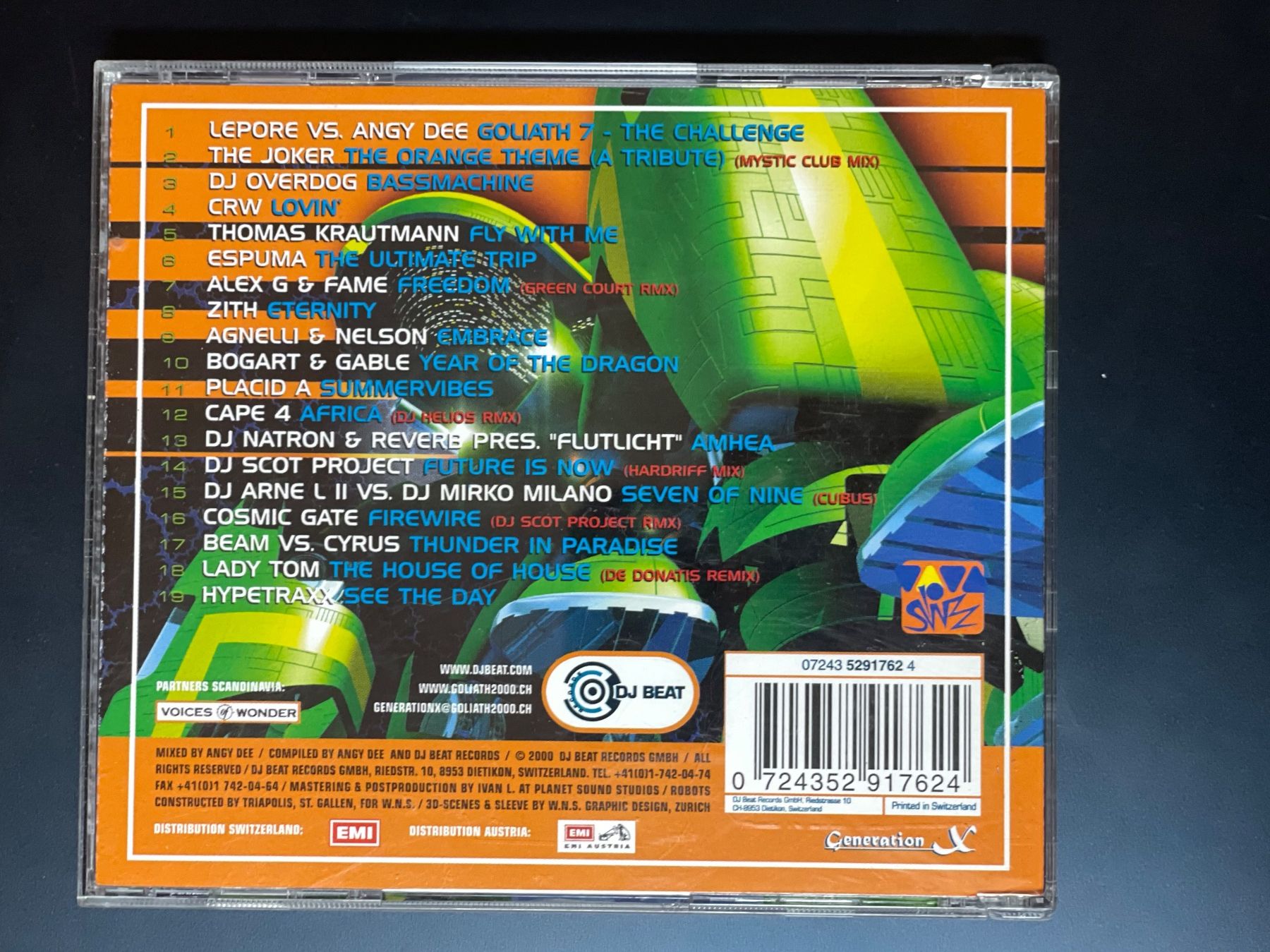 CD: Angy Dee - Goliath Part 7 - The Challenge – Usato da Muri b. Bern venduto da AdidasCollector 1