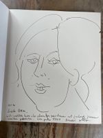 Otto MUEHL. Dessin original sur beau papier. "Politiker"