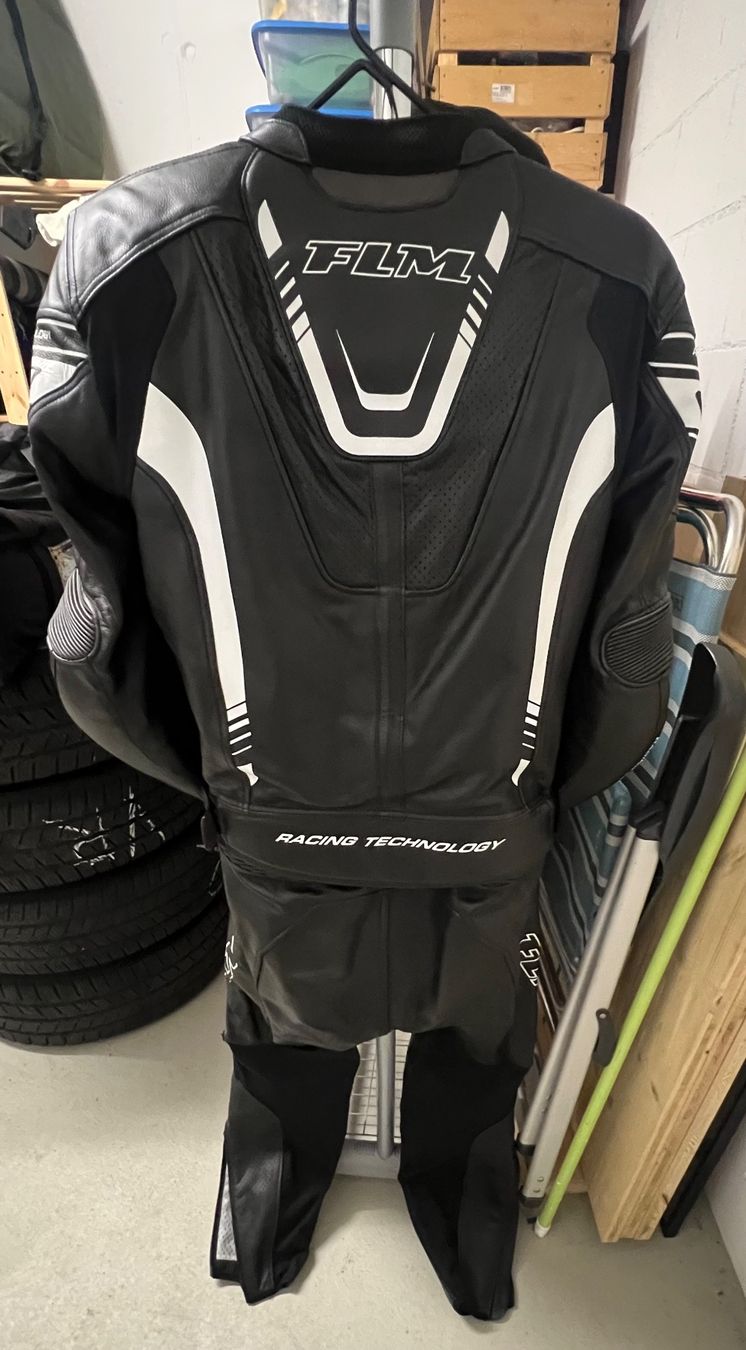 Protezioni & Imbottiture: FLM Lederkombi Racing Technology Gr. 50 – Usato da Luterbach venduto da arbefortytwo 1