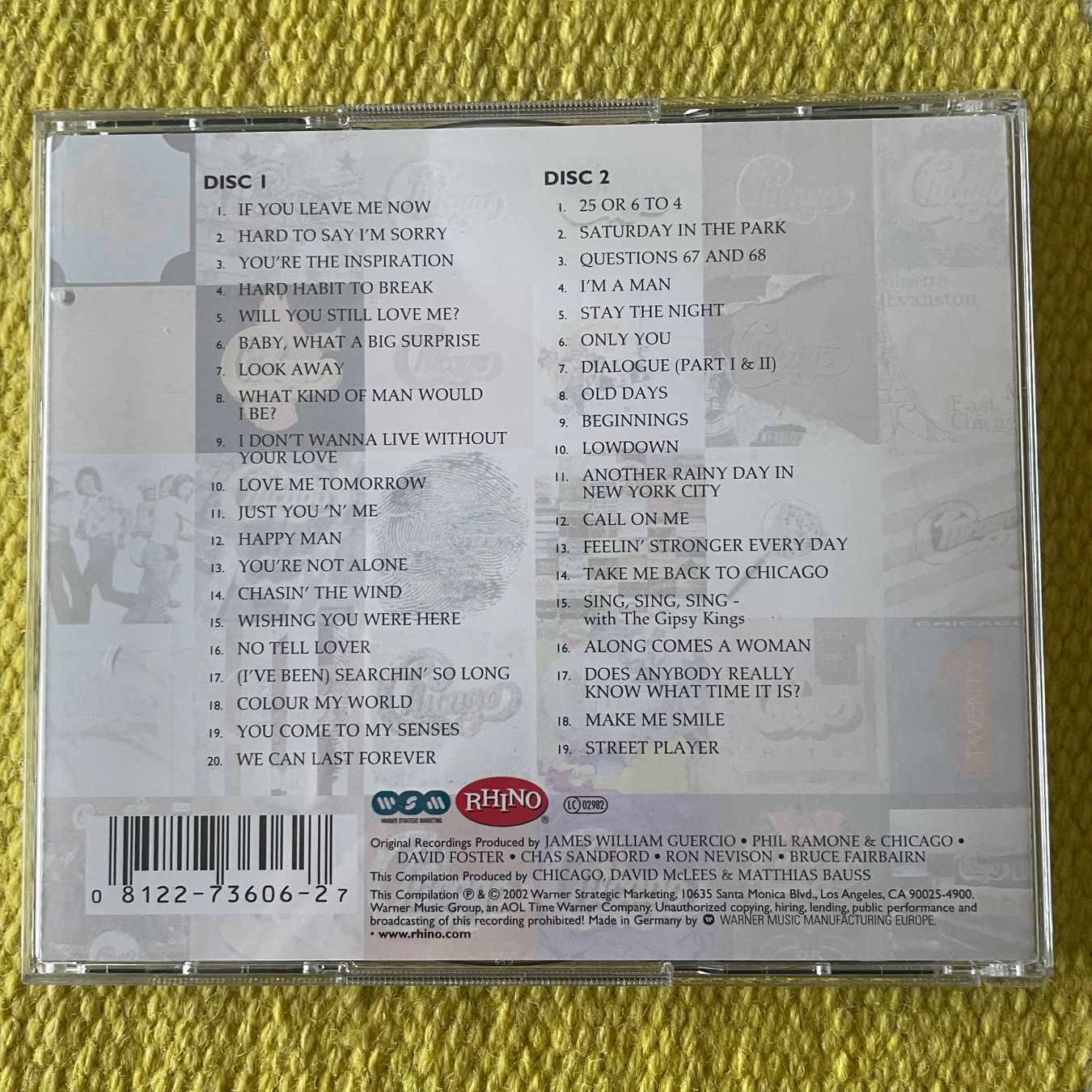 CD: CHICAGO-2CD COMPLETE GREATEST HITS – Usato da Rorschacherberg venduto da CD-Roli 1