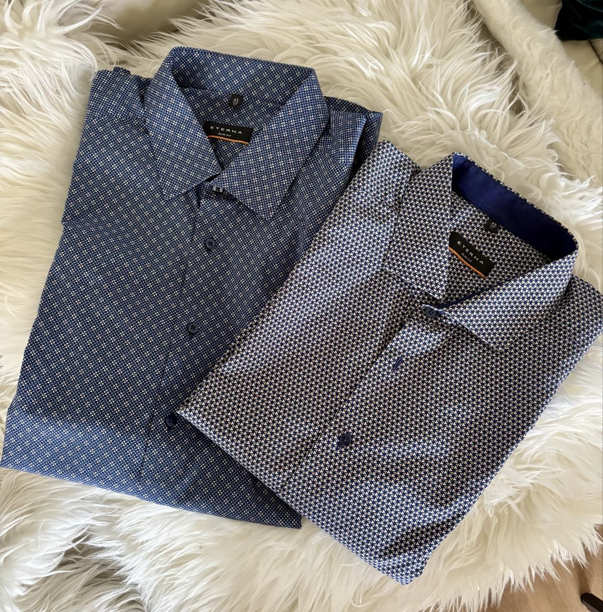 Eterna Camicie: 2 ETERNA Slim Fit Hemden 43/17 – Nuovo (secondo la descrizione) da Lindau venduto da Karekare