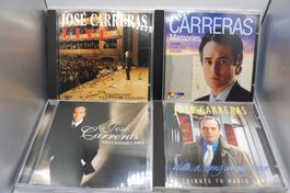 4 CD Jose Carreras: Live, Memories, Wonderful World, M Lanza