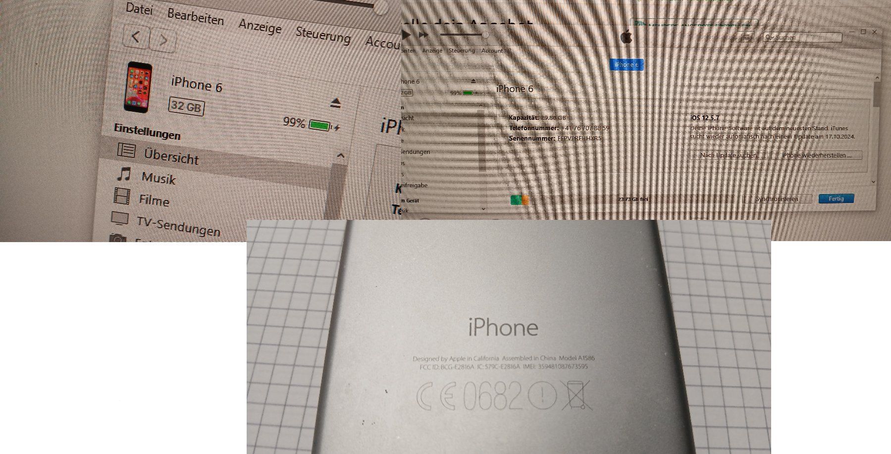 Apple Telefoni cellulari / Smartphones: Apple Iphone 6 / A1586 / 32 GB / iOS 12.5.7 / #124 – Usato da Adlikon b.Regensdf venduto da ChriZ86 1