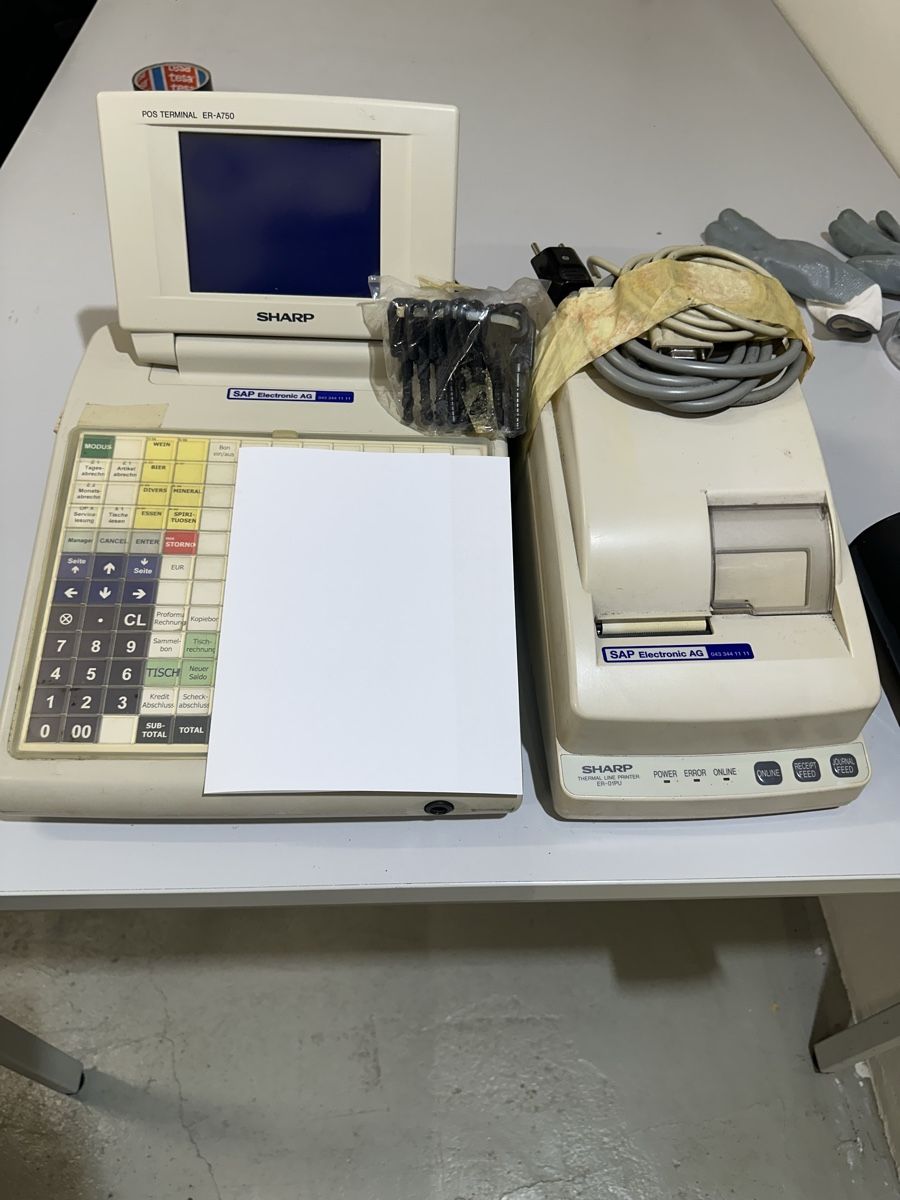 Sharp Kassen: POS Terminal Sharp ER-A750 – Gebraucht aus Glattbrugg von laok 1
