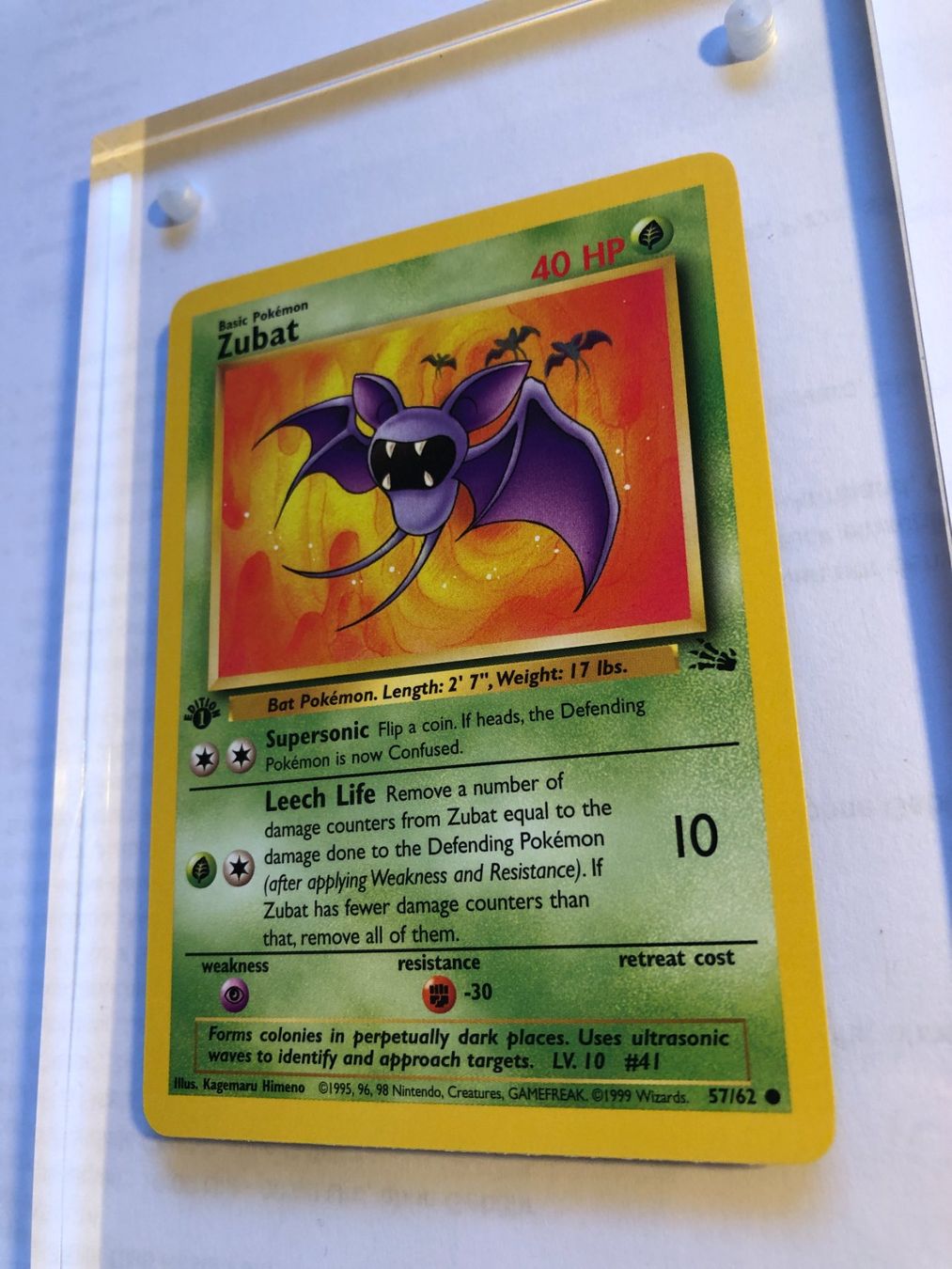 Carte collezionabili: Zubat 1st Fossil - MINT - ab 1.- – Usato da Giubiasco venduto da dan_pr8b 2