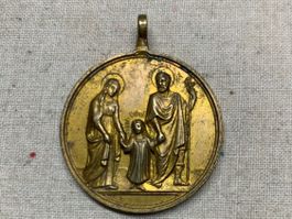 Italia - Milano - Vintage Religiöse Medaille.