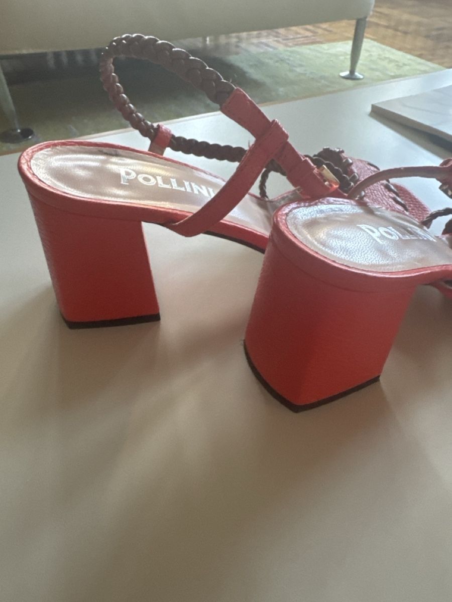 Chaussures femmes: Pollini Sandalen orange Leder Grösse 39  – D'occasion à Zürich par nic_tg6l 4
