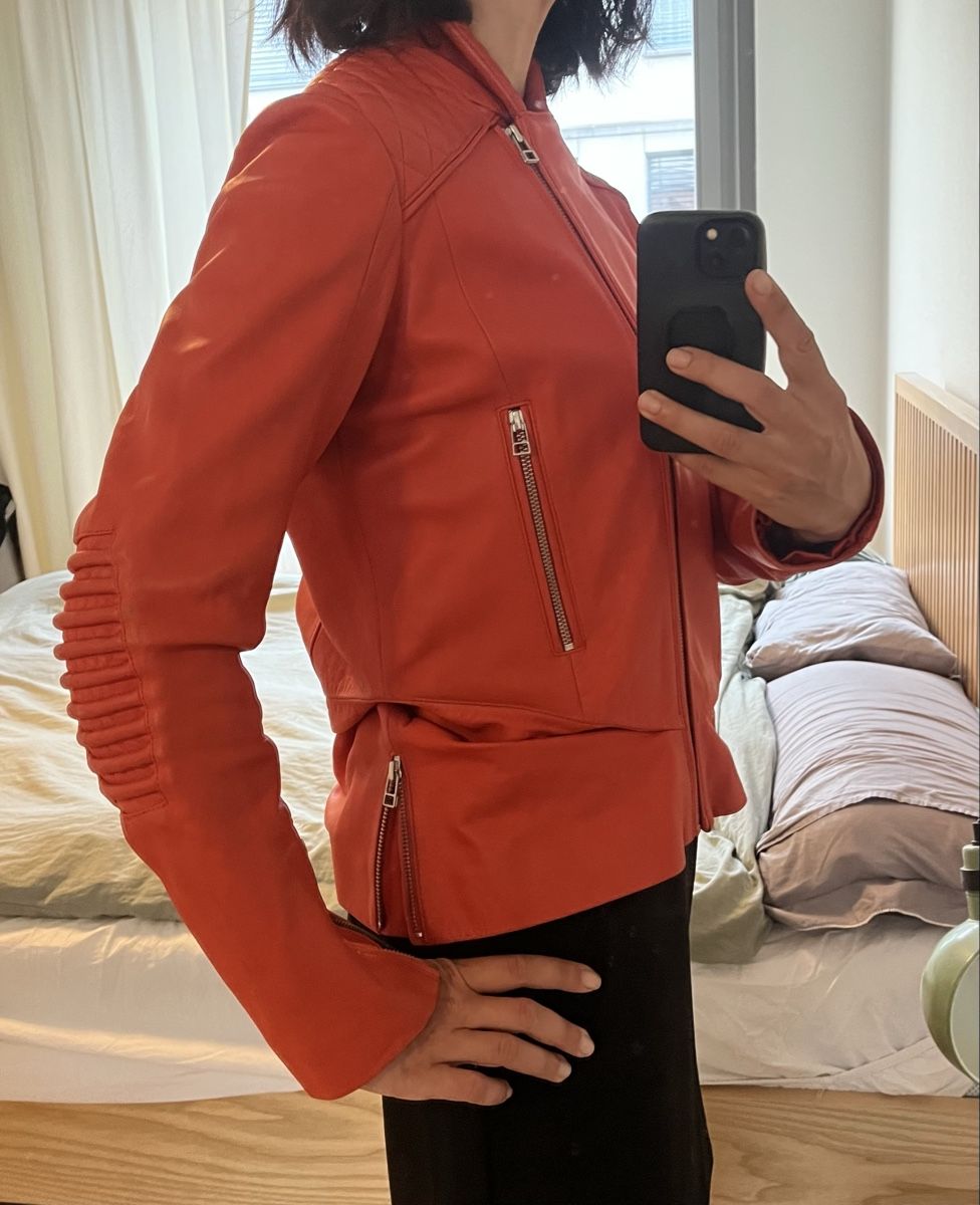 Giacche: Lederjacke Dunkel Orange – Usato da Basel venduto da mar_rlr9 5