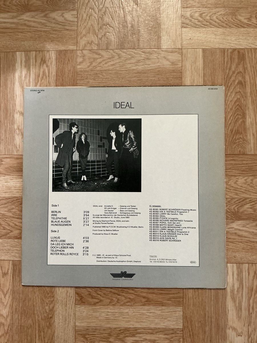 Dischi in vinile: Ideal / Same – Usato da Kreuzlingen venduto da Schuggerman 1