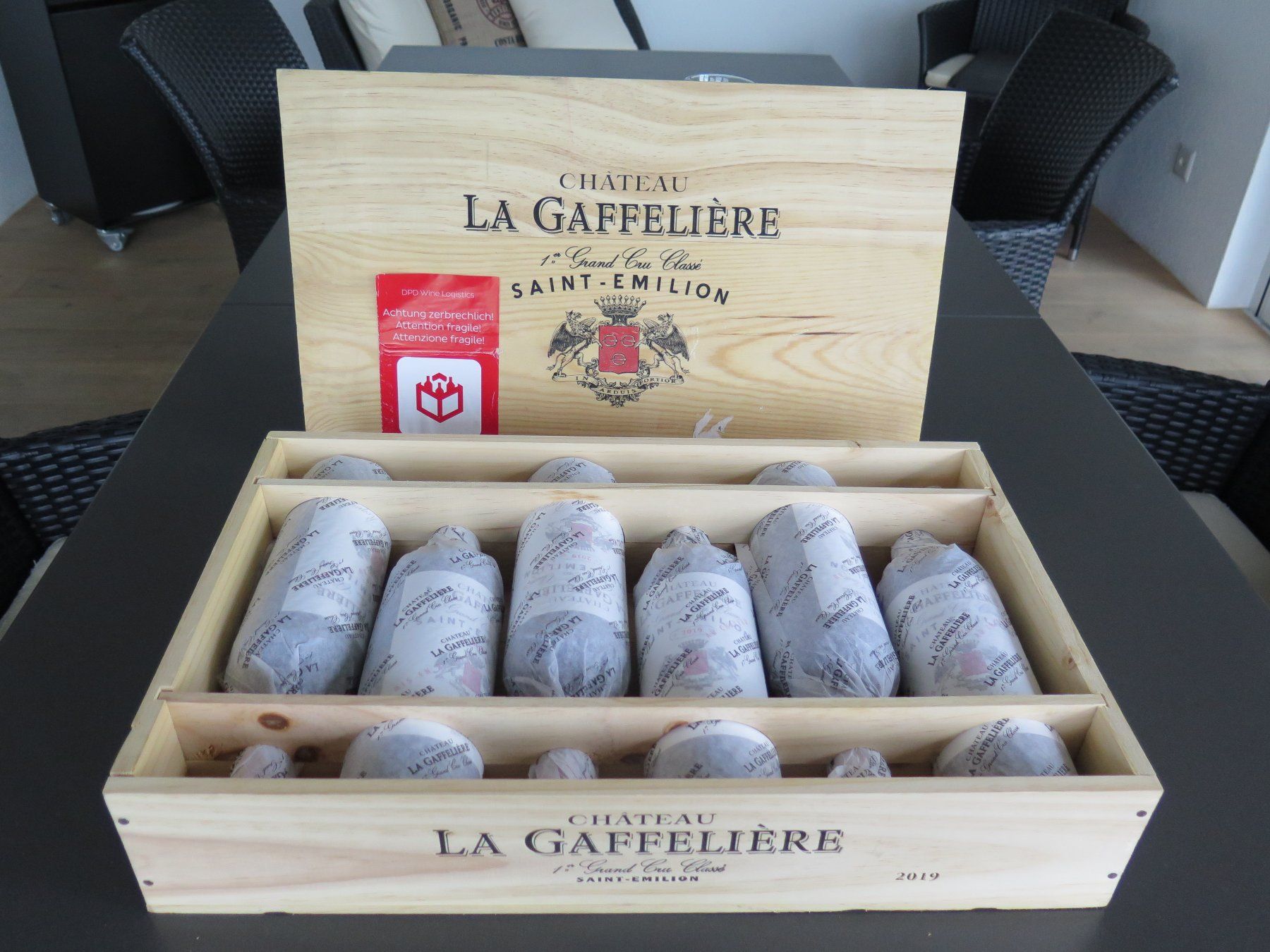 Vino: Château La Gaffelière – Nuovo e nell'imballaggio originale da Meisterschwanden venduto da Curriculum