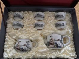 Chinese Tee set ceramic + hochwertig a Kiste tea