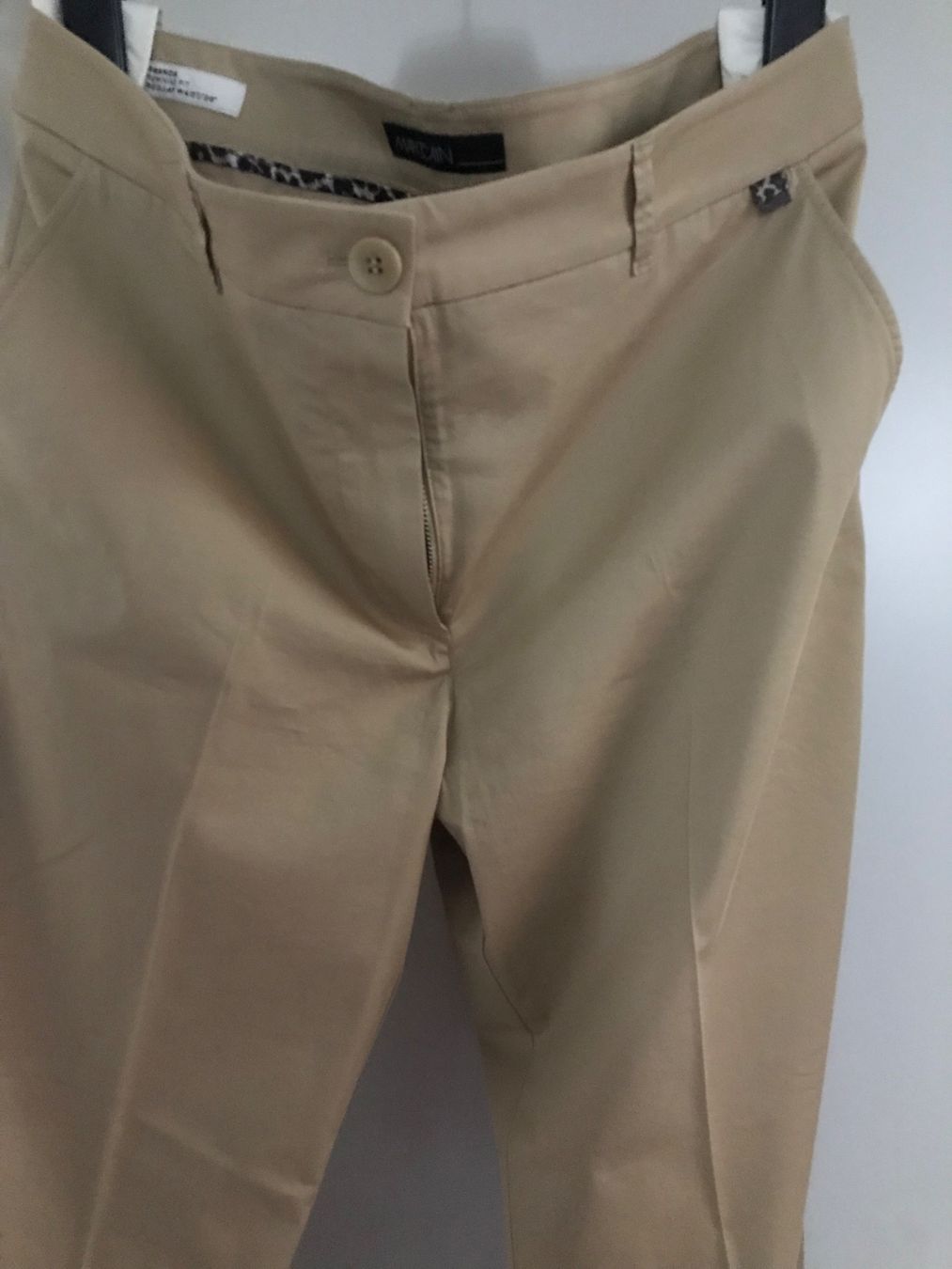 Marc Cain Hosen: Marc Cain Damen Stoffhose, Gr. 42, beige – Gebraucht aus Niederteufen von mix18 2