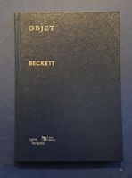 Objet Beckett, Centre Pompidou, illustr. Buch