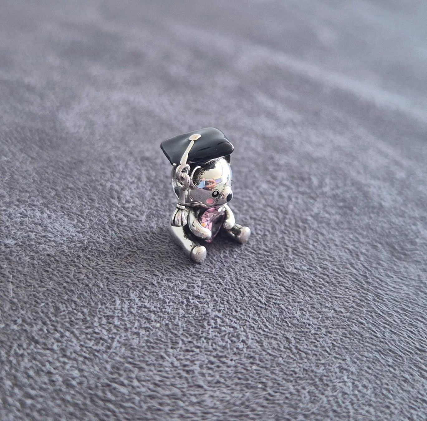Anhänger: Silber Charm Teddybär Schulabschluss +Garantie – Neu (gemäss Beschreibung) aus Rotkreuz von Carbone_Bijou-Shop 1