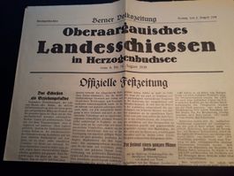 Oberaargauisches Landesschiessen 1938