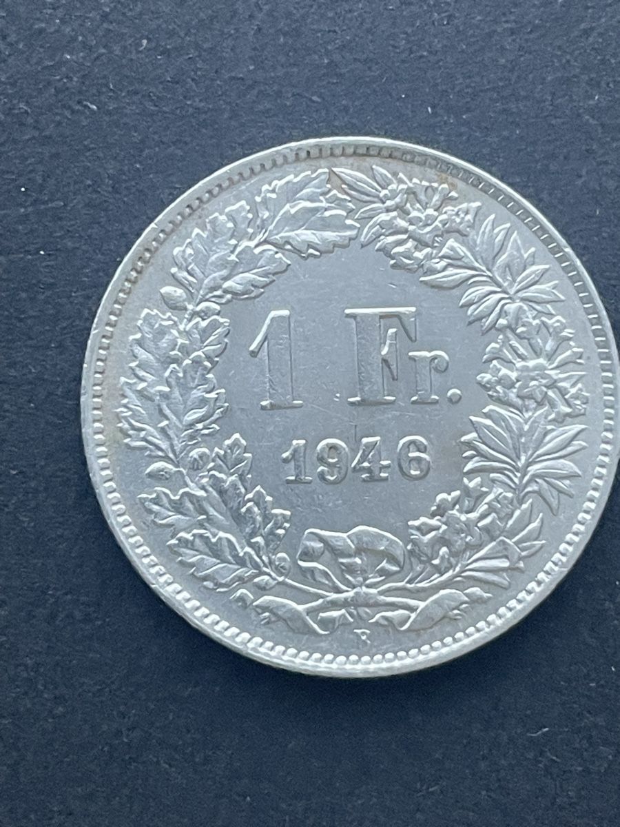 Tutti le monete: 1.- Silber CH Jahr 1946 – Usato da Meierskappel venduto da Hala03 3