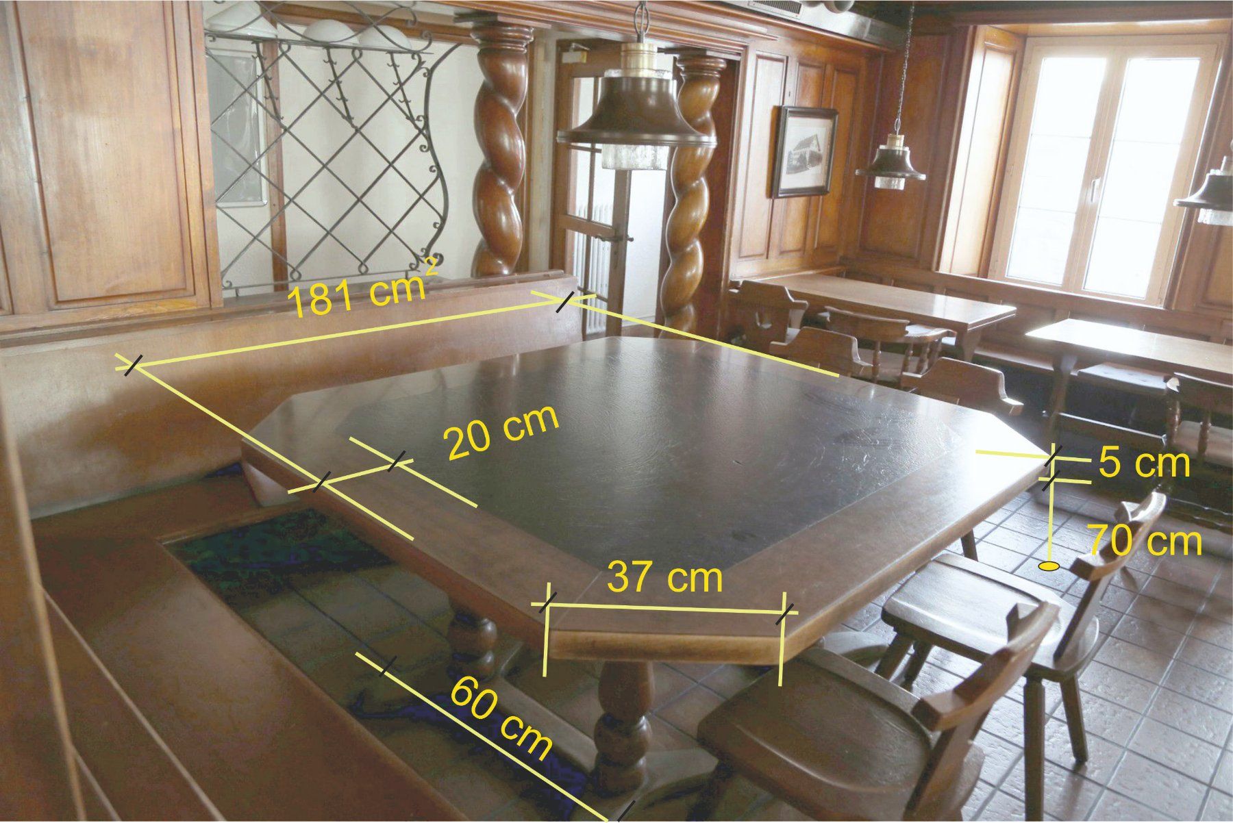 Tables: Restaurant Stammtisch – D'occasion à Oetwil an der Limmat par Wiggis10