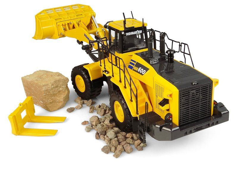 Komatsu Modellbausätze & Standmodelle: 1:50 Komatsu WA600-8 - Version porte-blocs – Neu und originalverpackt aus Affoltern am Albis von Modellshop-8910 2