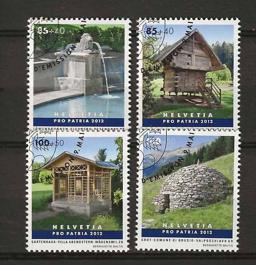 Alle Briefmarken: PP2012 - Pro Patria 2012 1er jour – Gebraucht aus Trélex von Phil_Albert