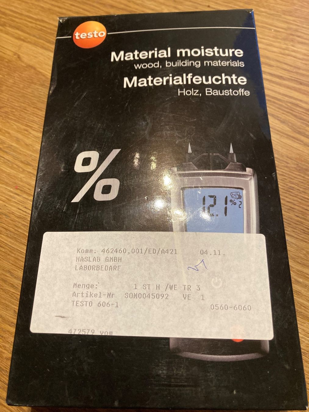 Misurare: Testo Materialfeuchte Messgerät - Top Zustand! – Usato da Kleinlützel venduto da Shabby579