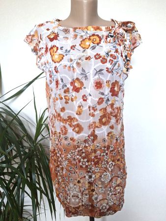 Blouse florale à manche courte –– Taille M