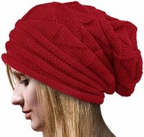 Wintermütze Strickmütze Kappe Mütze Beanie Slouchy Baggy Hat