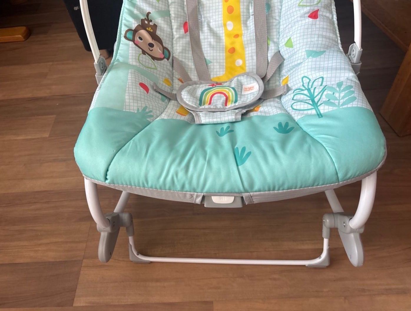 Sdraiette & Sdraiette a dondolo: Babywippe mit Giraffenmotiv – Usato da Birmenstorf AG venduto da Reninata 2