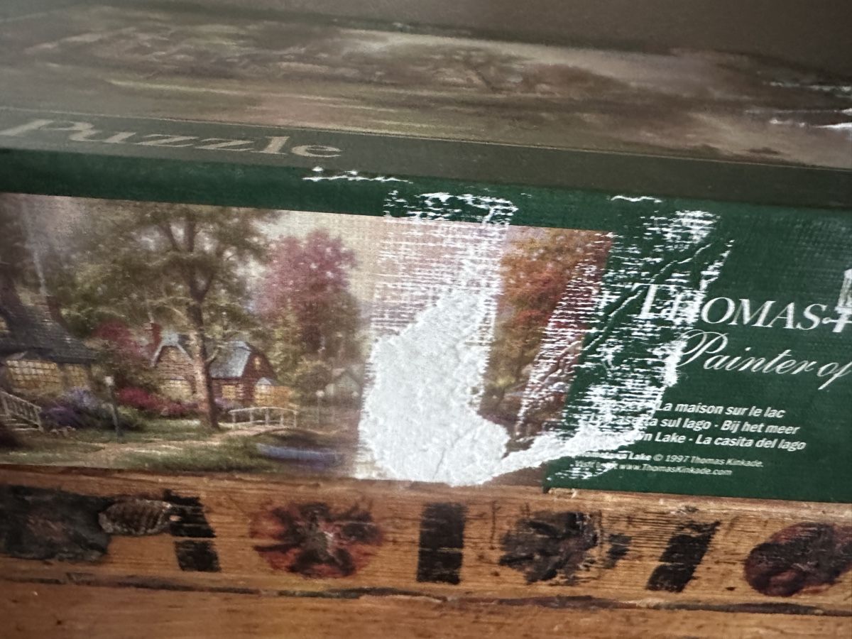 Puzzle: Kinkade Puzzle Hometown Lake – Usato da Magden venduto da Suki_ 1