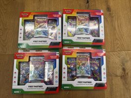 4x Pokemom First Partner Series 1